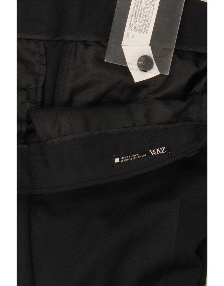 Мужские брюки-чиносы Zara EU 40 Medium W31 L29 Темно-синий полиэстер