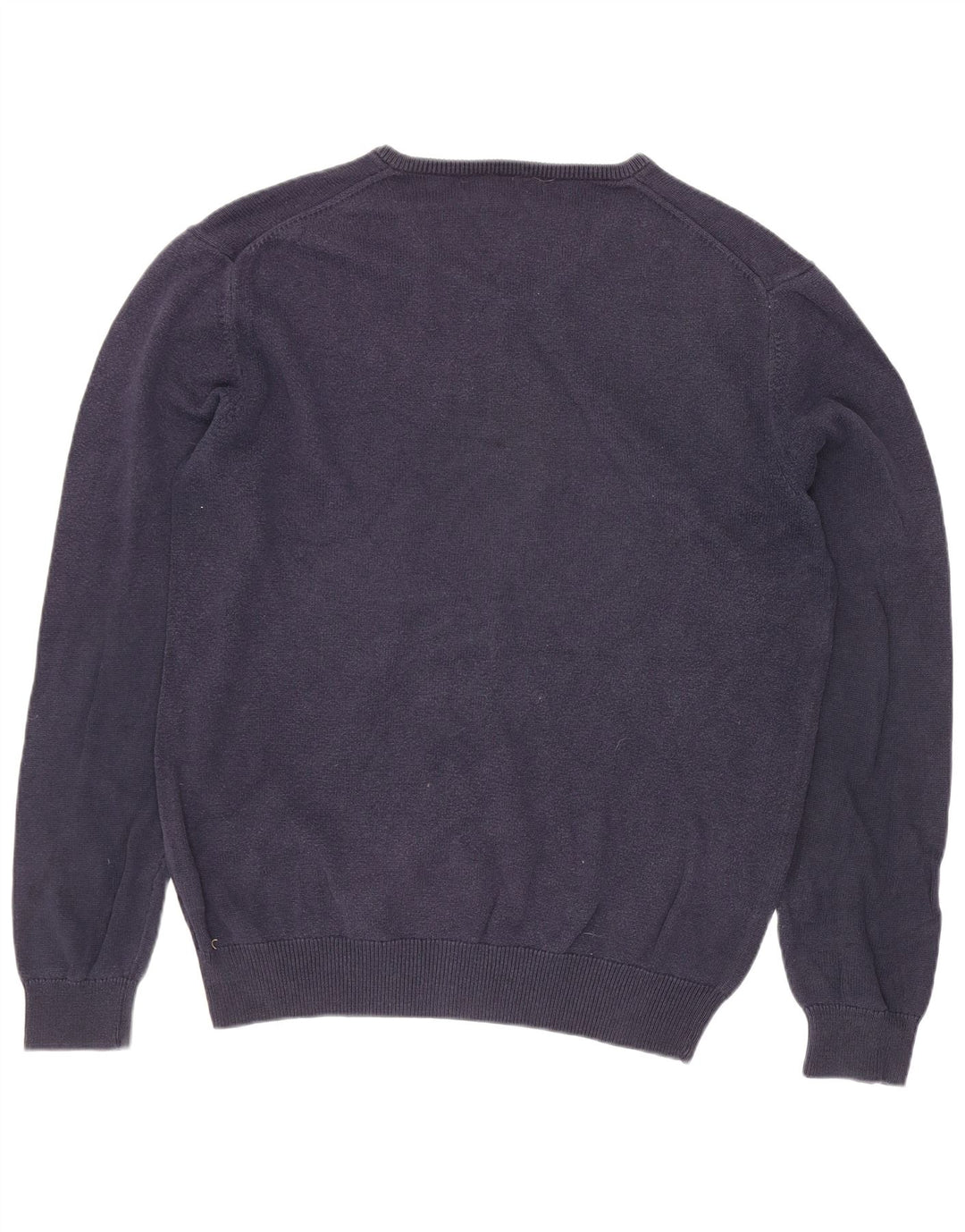 Crew Clothing Мужской джемпер с v-образным вырезом, свитер среднего размера, темно-синий, хлопок