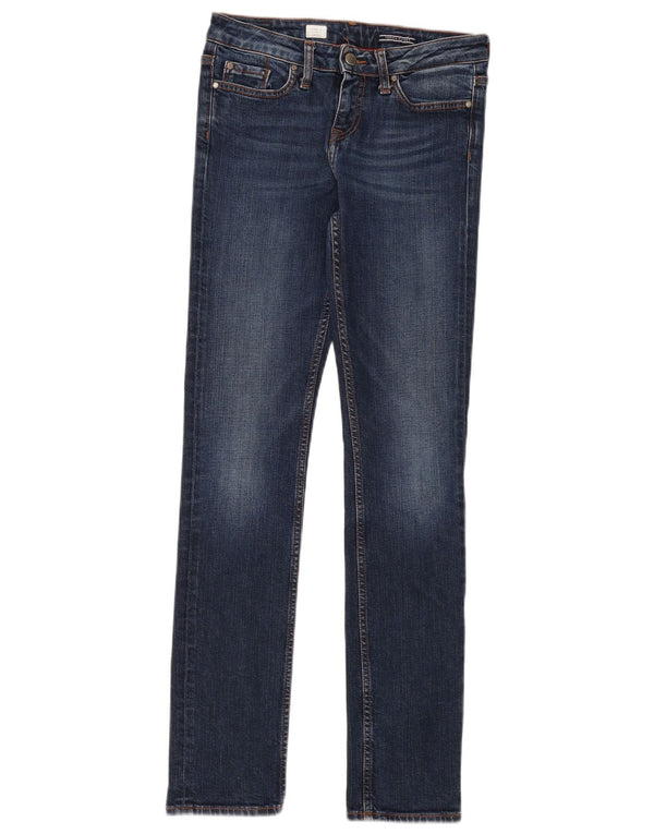 Женские прямые джинсы Tommy Hilfiger Rome RW W26 L32, синий хлопок