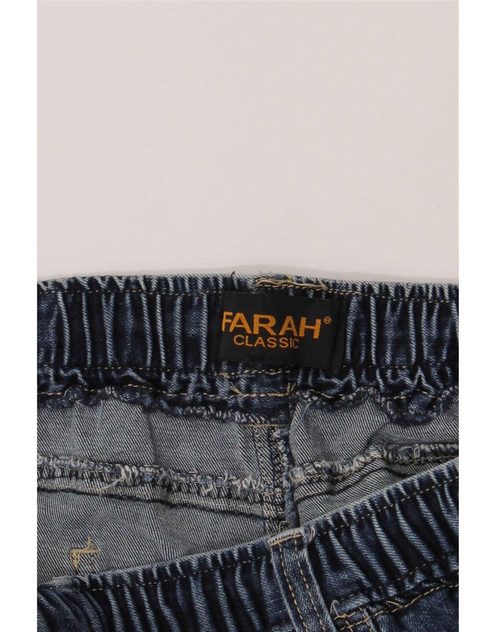 Женские классические прямые джинсы Farah W36 L27, синий хлопок