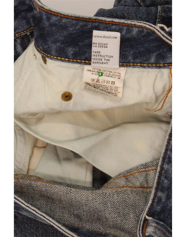 Женские прямые джинсы DIESEL W29 L30 синие, хлопок