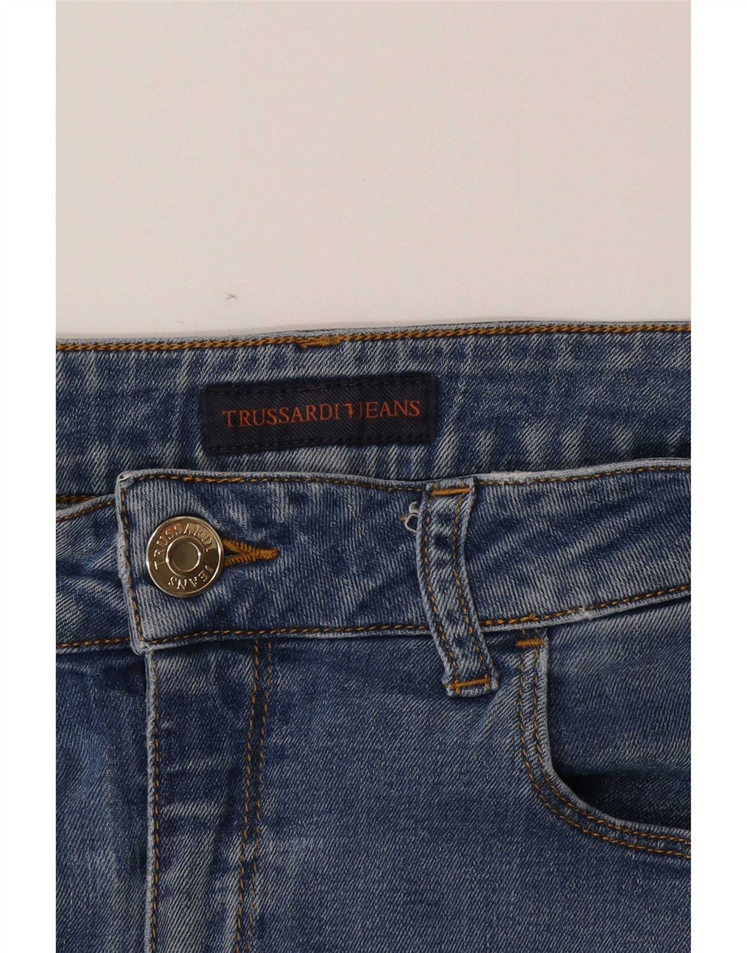 Женские узкие джинсы Trussardi W29 L32 синие
