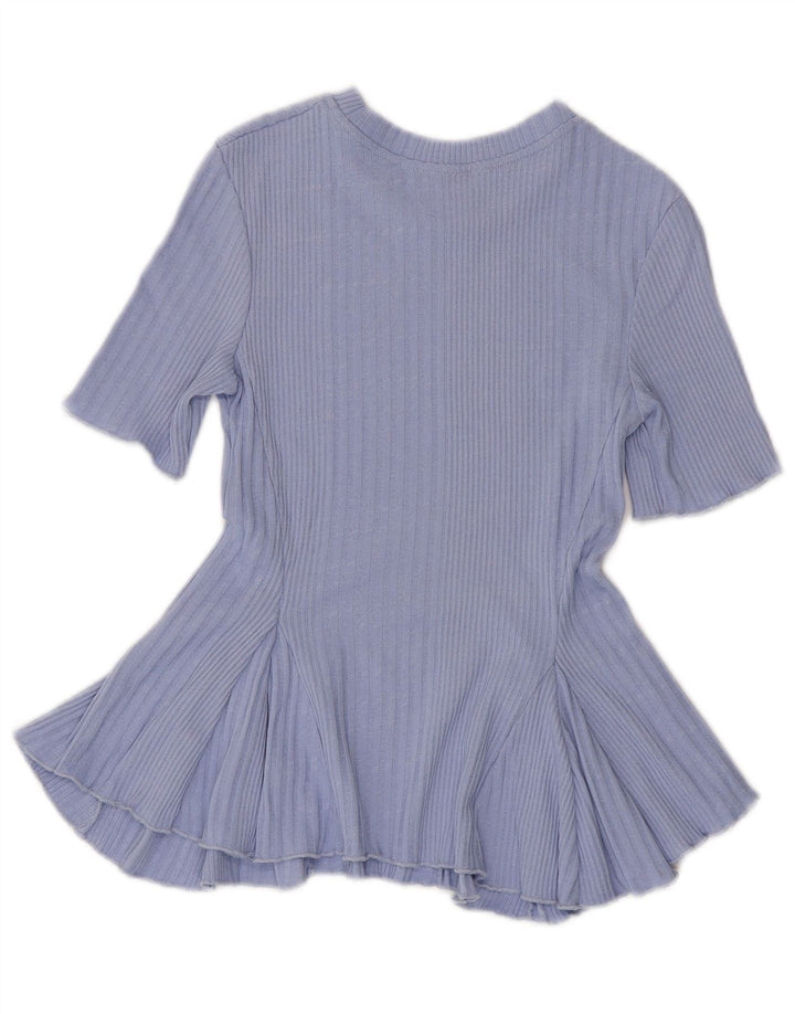 Женский укороченный топ ZARA UK 8, маленький фиолетовый