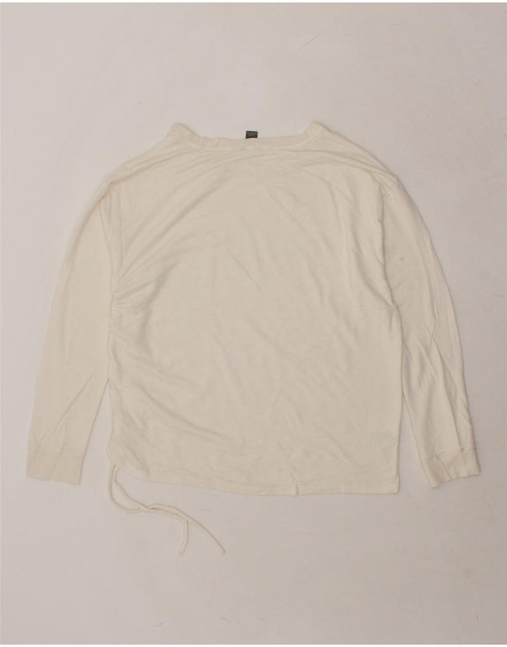 EDDIE BAUER Womens Blouse Top UK 16 Large White Viscose Vintage Eddie Bauer and Second-Hand Eddie Bauer from Messina Hembry 