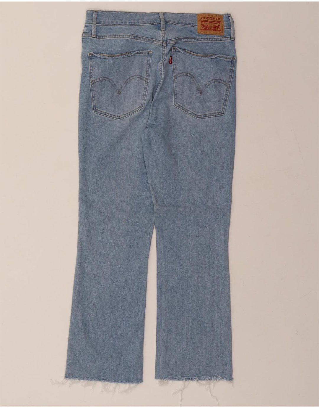 LEVI'S Womens Straight Jeans W29 L26 Blue Cotton Vintage Levi's and Second-Hand Levi's from Messina Hembry 