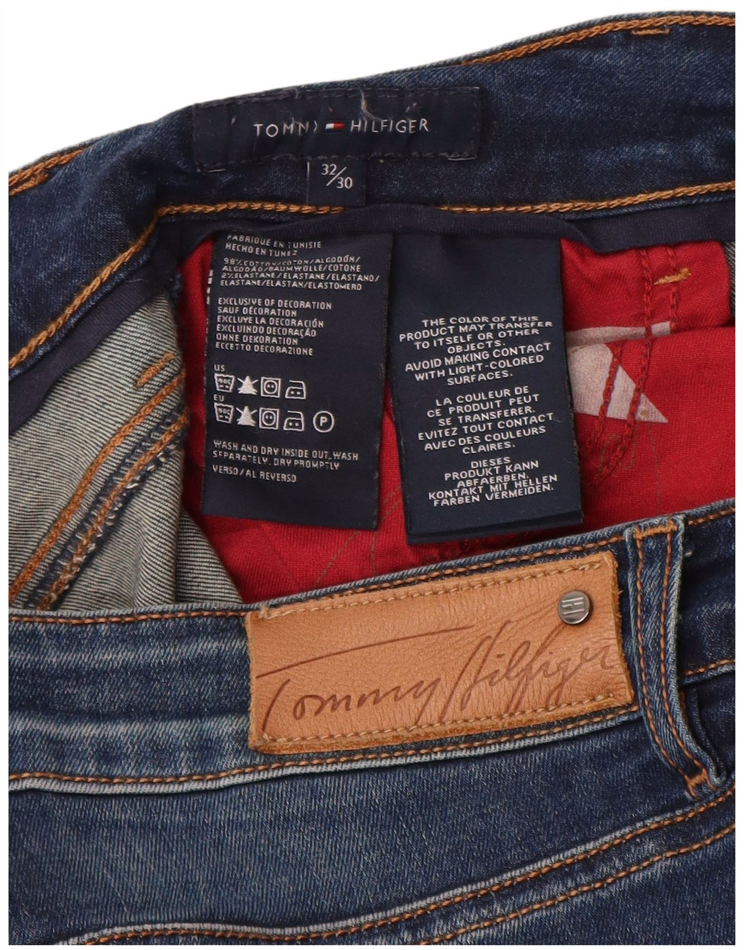 Женские джинсы Tommy Hilfiger Bootcut W32 L30 Темно-синие, хлопок