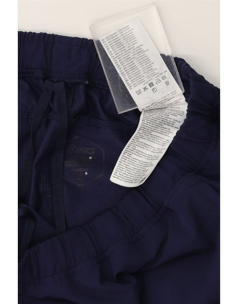 ASICS Womens Tracksuit Trousers Joggers UK 14 Medium Navy Blue Polyester Vintage Asics and Second-Hand Asics from Messina Hembry 