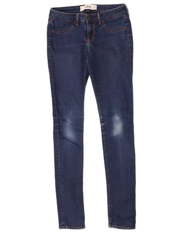 Женские джинсы скинни Hollister California W27 L31, темно-синий, хлопок