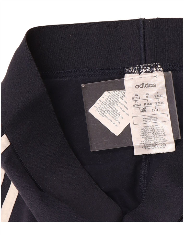 Женские леггинсы Adidas UK 12/14, средний темно-синий, хлопок