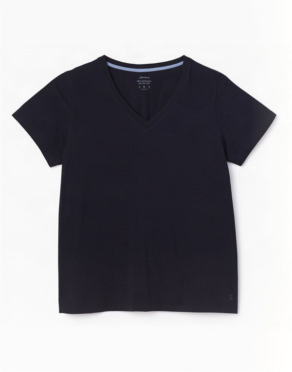 Женская футболка Joules Top UK 18 XL, темно-синий хлопок