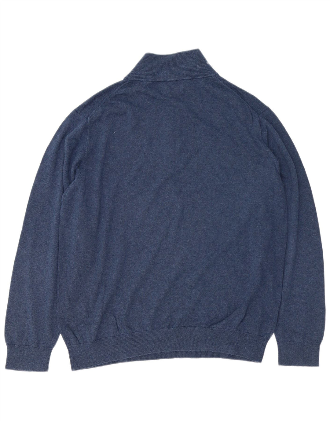 Мужской свитер Gant на молнии с воротником 2XL, темно-синий, хлопок