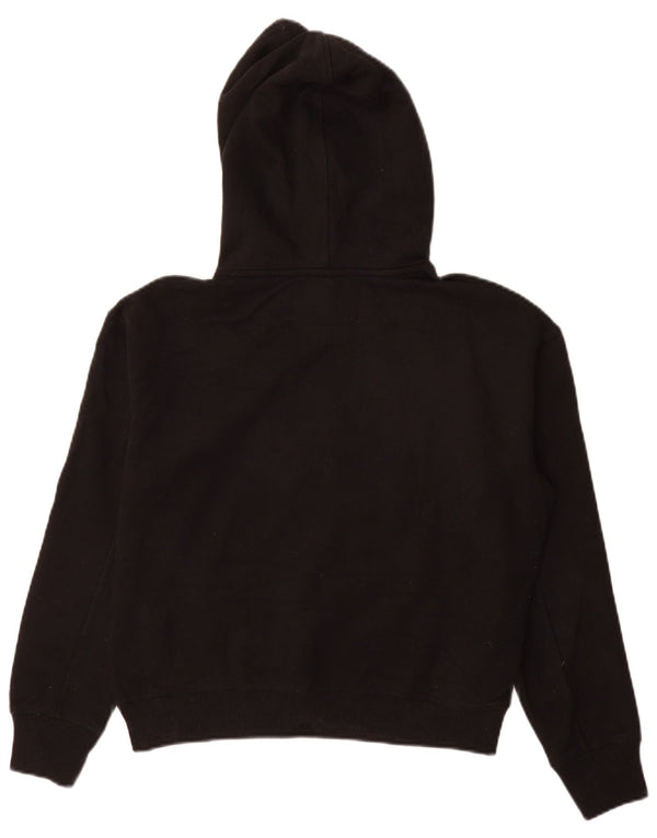 Женский джемпер с капюшоном CALVIN KLEIN JEANS UK 14, средний черный, хлопок