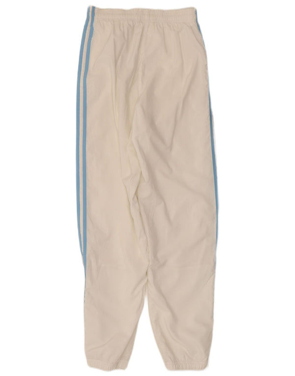 Женские спортивные брюки ADIDAS Джоггеры UK 10, маленькие белые, полиэстер