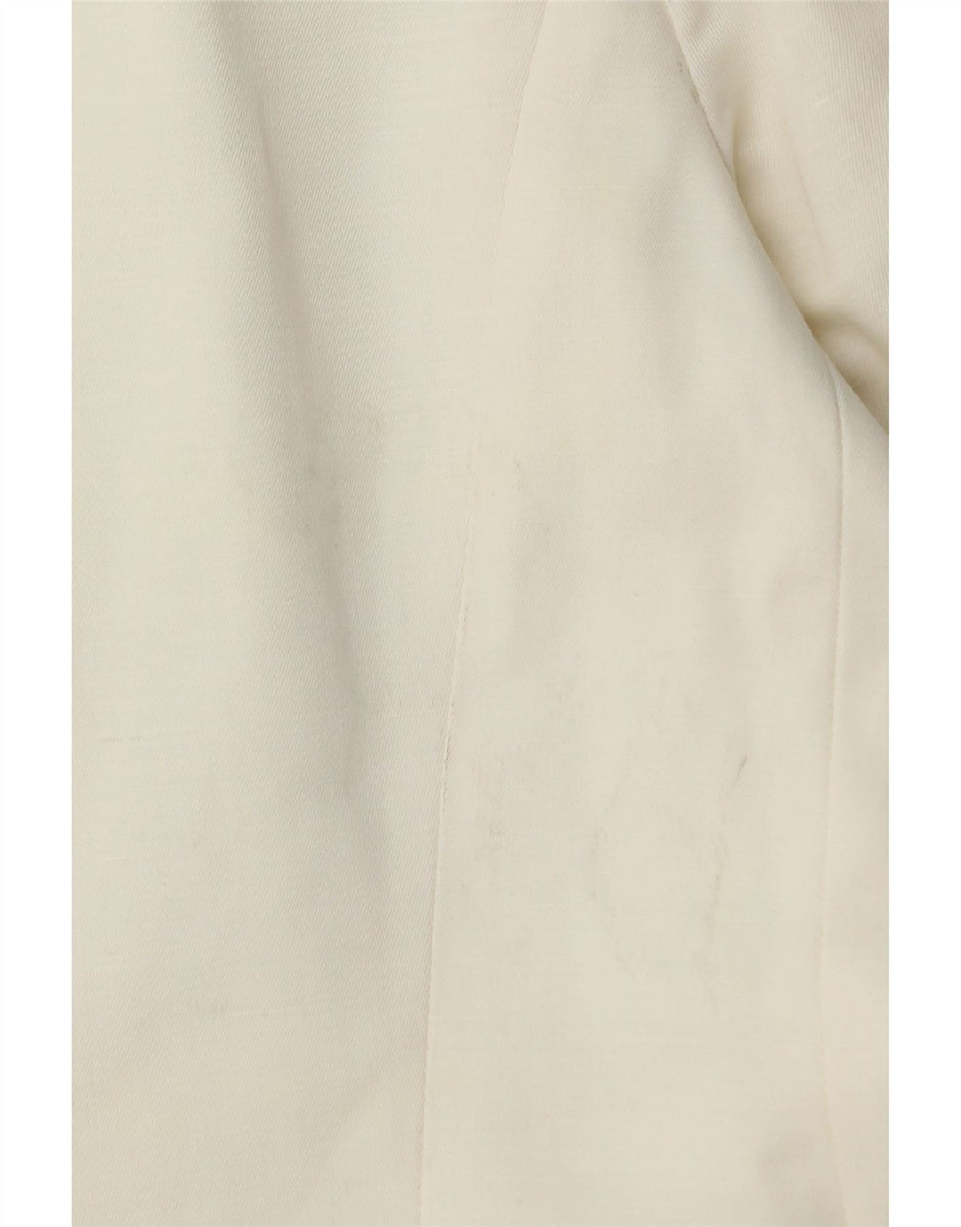 LAUREL Womens 3 Button Longline Blazer Jacket EU 38 Small White Linen