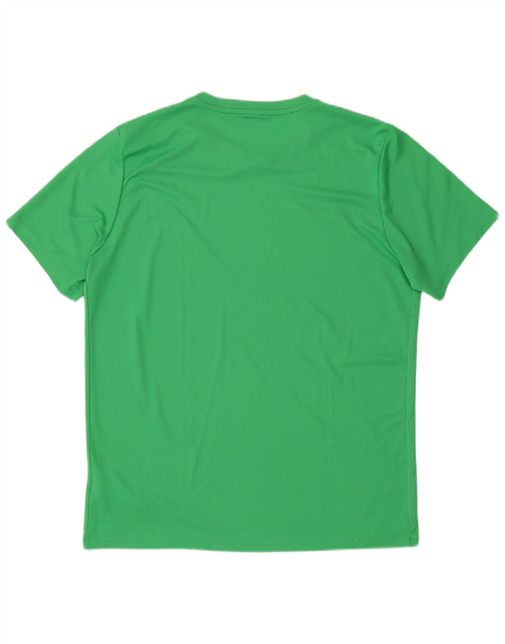 NIKE Mens Dri Fit T-Shirt Top XL Green Polyester