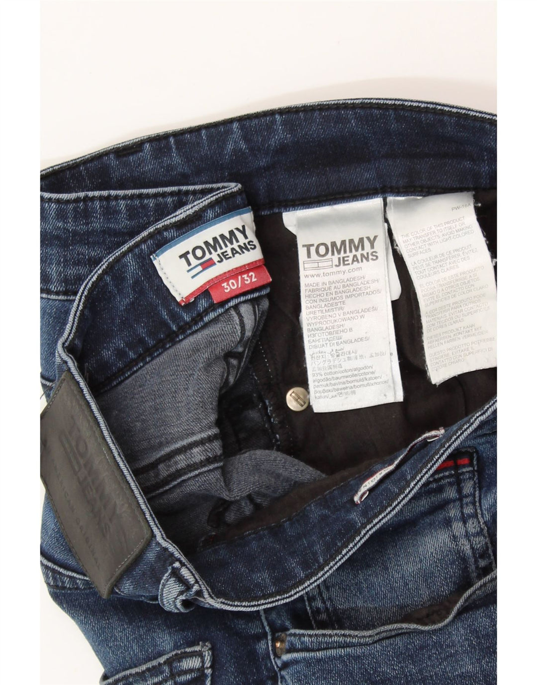 TOMMY HILFIGER Мужские узкие джинсы W30 L32 Синие, хлопок