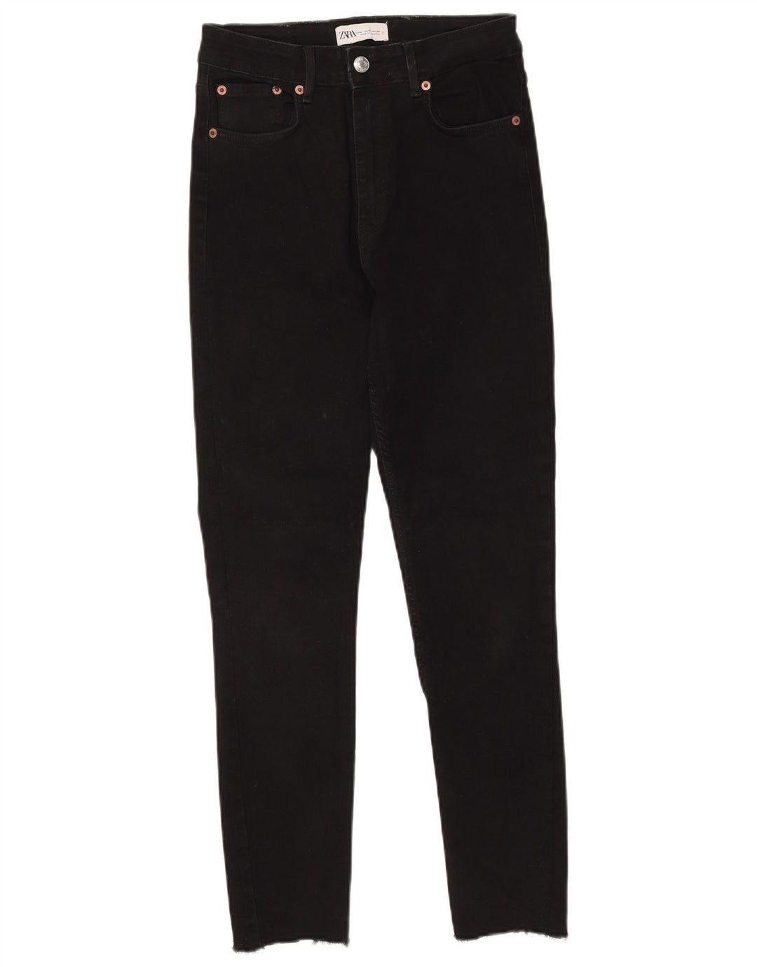 Женские джинсы скинни Zara Medium W28 L26, черные