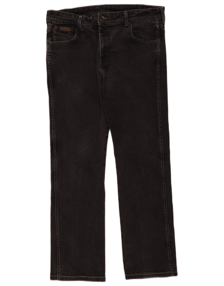 Мужские прямые джинсы Wrangler Clyde W36 L30, серый хлопок