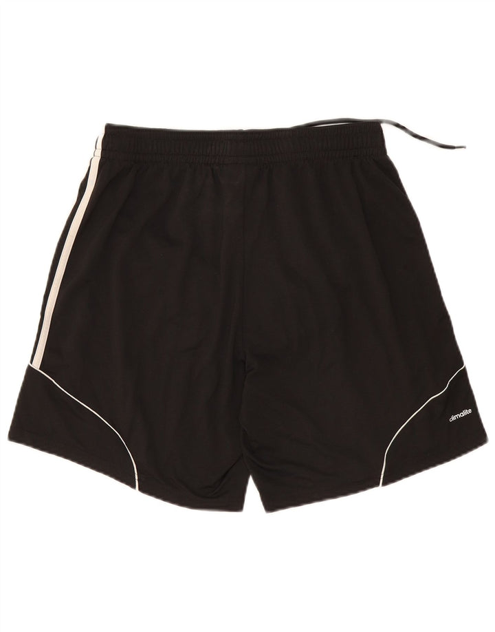 Мужские спортивные шорты Adidas Climalite, большие черные из полиэстера