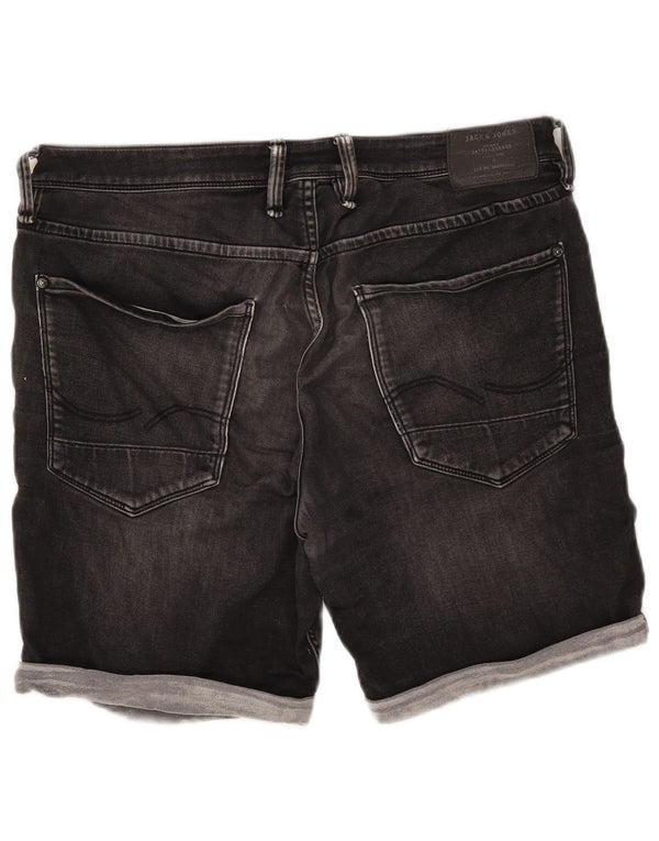 Jack & Jones Мужские джинсовые шорты стандартного кроя XL W38 Серые хлопковые