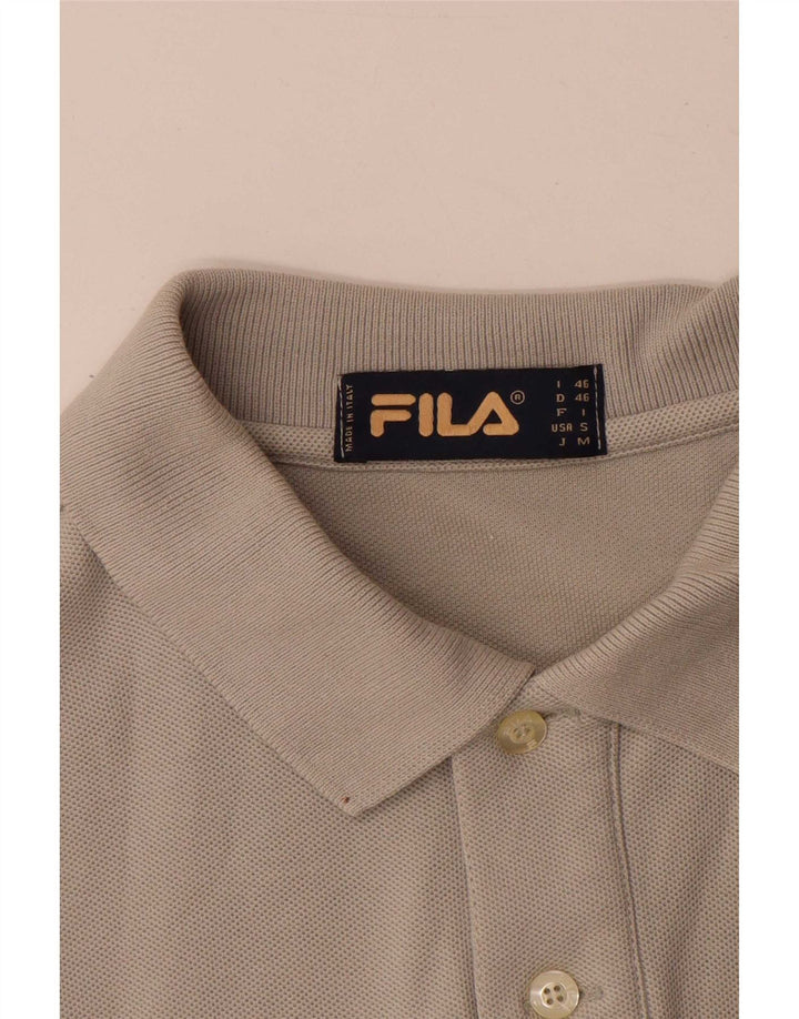 Рубашка Поло Мужская Fila IT 46 Маленькая Серая