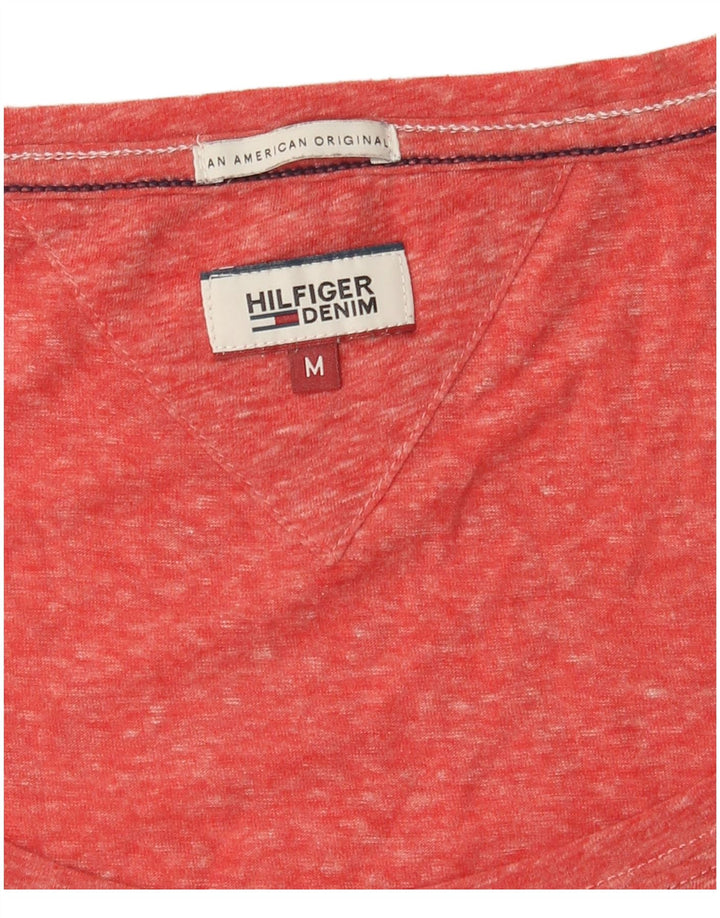 Женская футболка Tommy Hilfiger Top UK 14, средний красный в крапинку