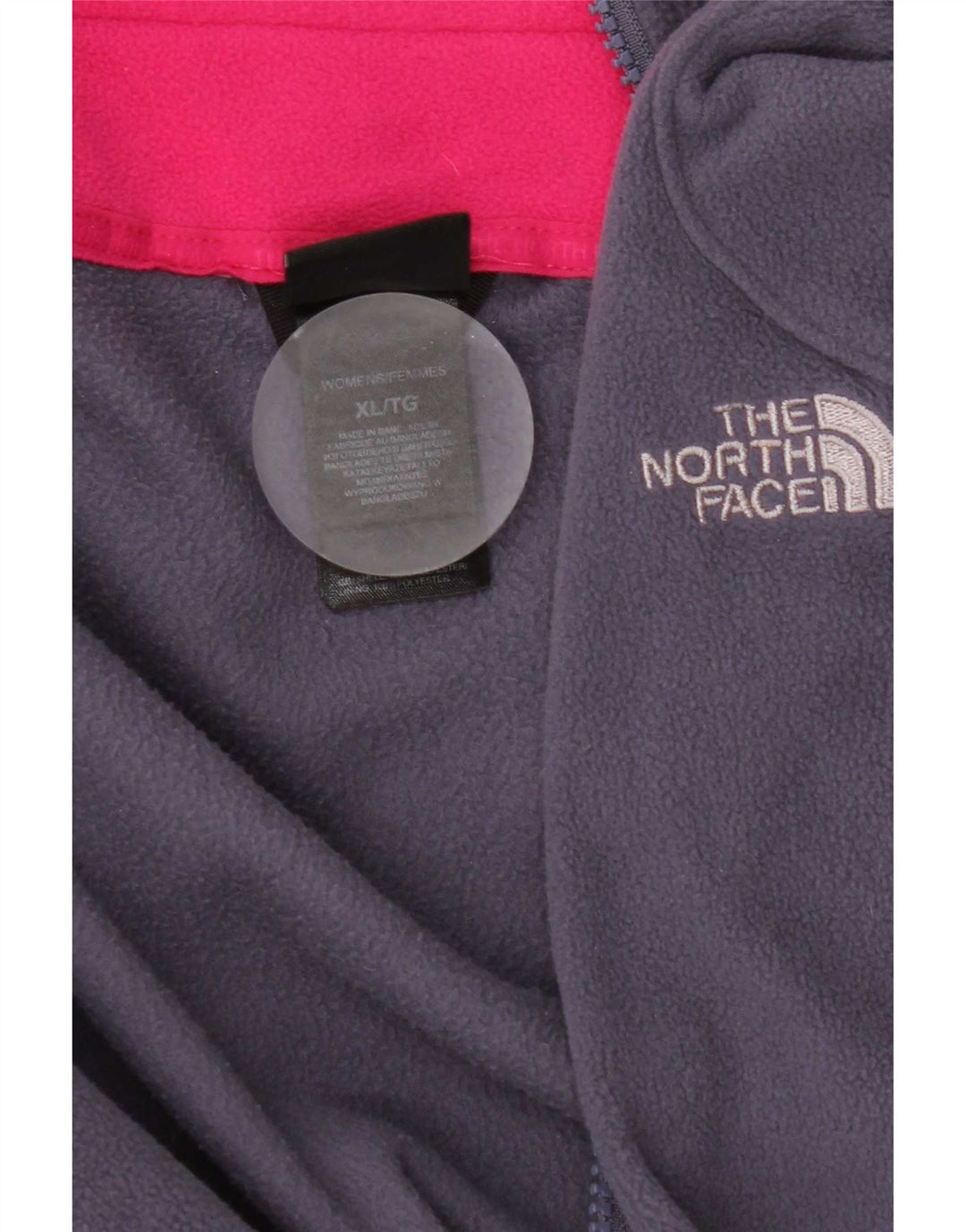 Женская флисовая куртка The North Face UK 18 XL, полиэстер фиолетового цвета