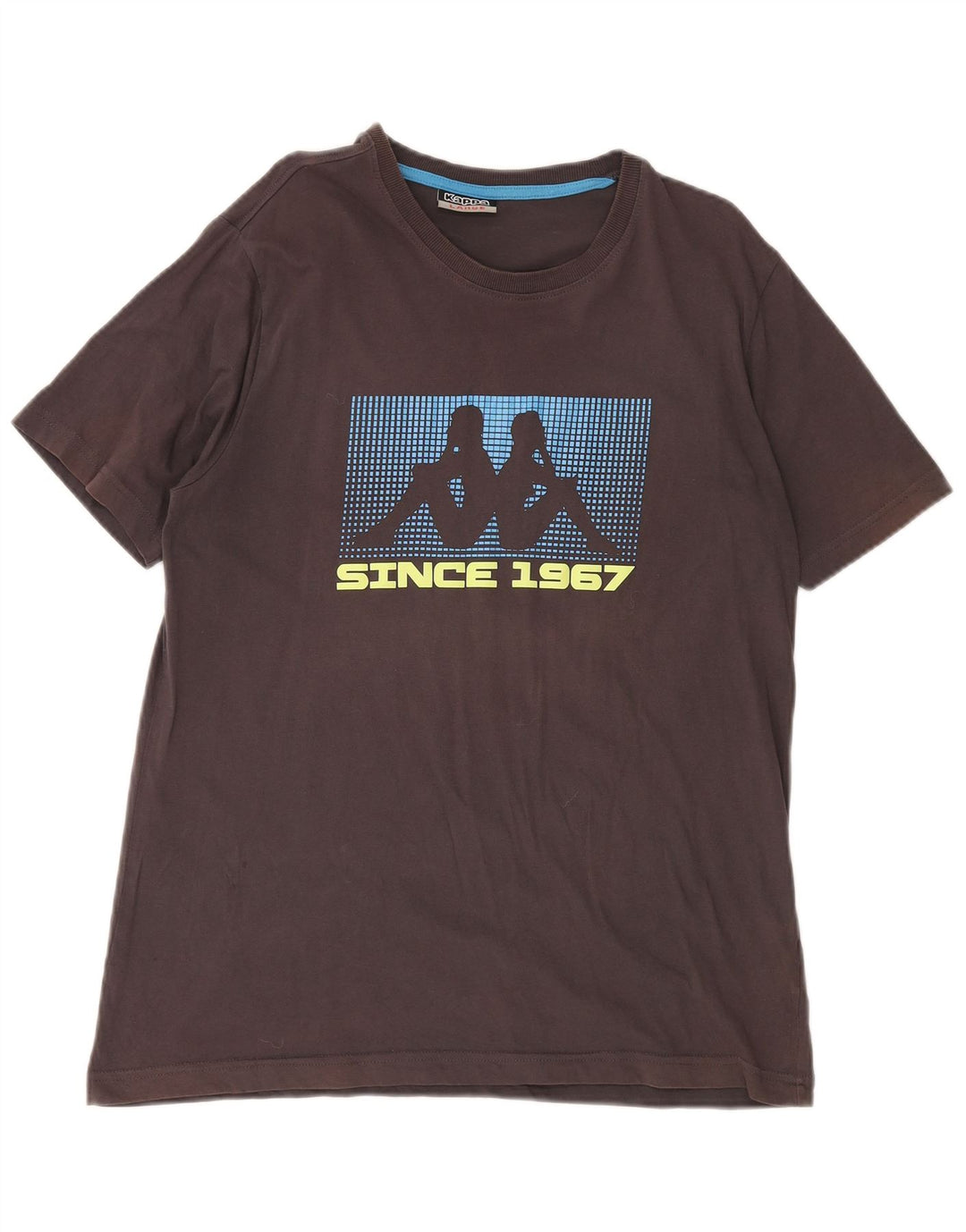 KAPPA Мужская футболка с рисунком, большой коричневый хлопок