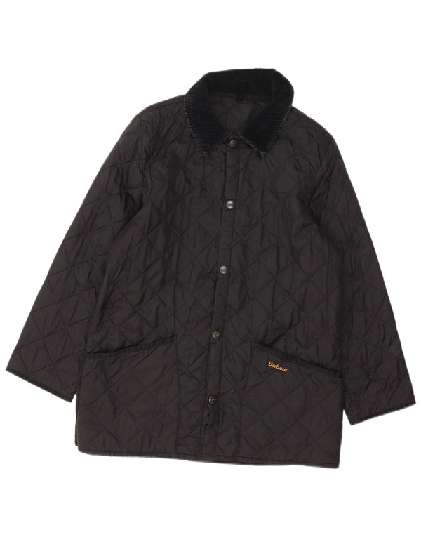 Женская стеганая куртка Barbour UK 18 XL черная из полиамида