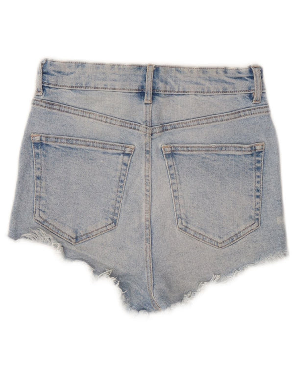 Женские джинсовые шорты Zara EU 34 2XS W24, синие, хлопок