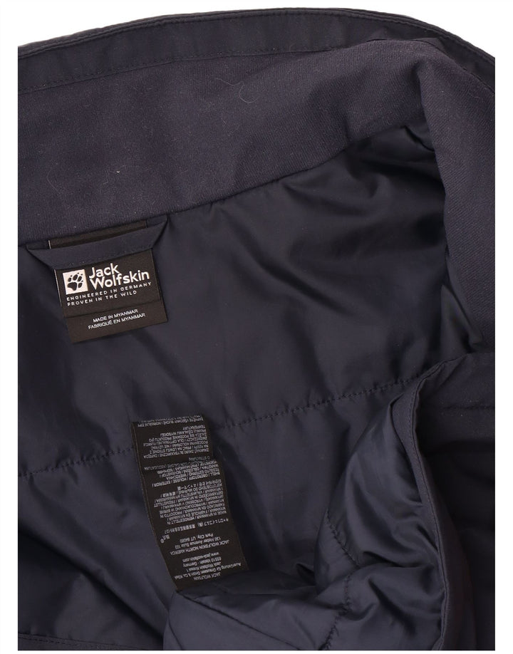 Мужская стеганая куртка Jack Wolfskin UK 30 6XL Темно-синий полиэстер