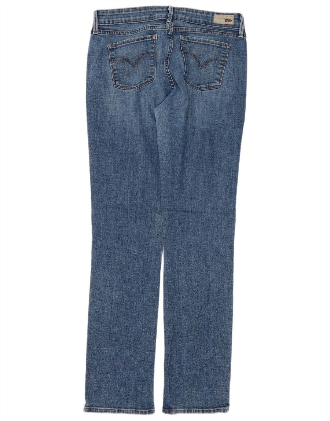 Женские прямые джинсы LEVI'S с небольшим изгибом, США 10, большие W32 L32, синие