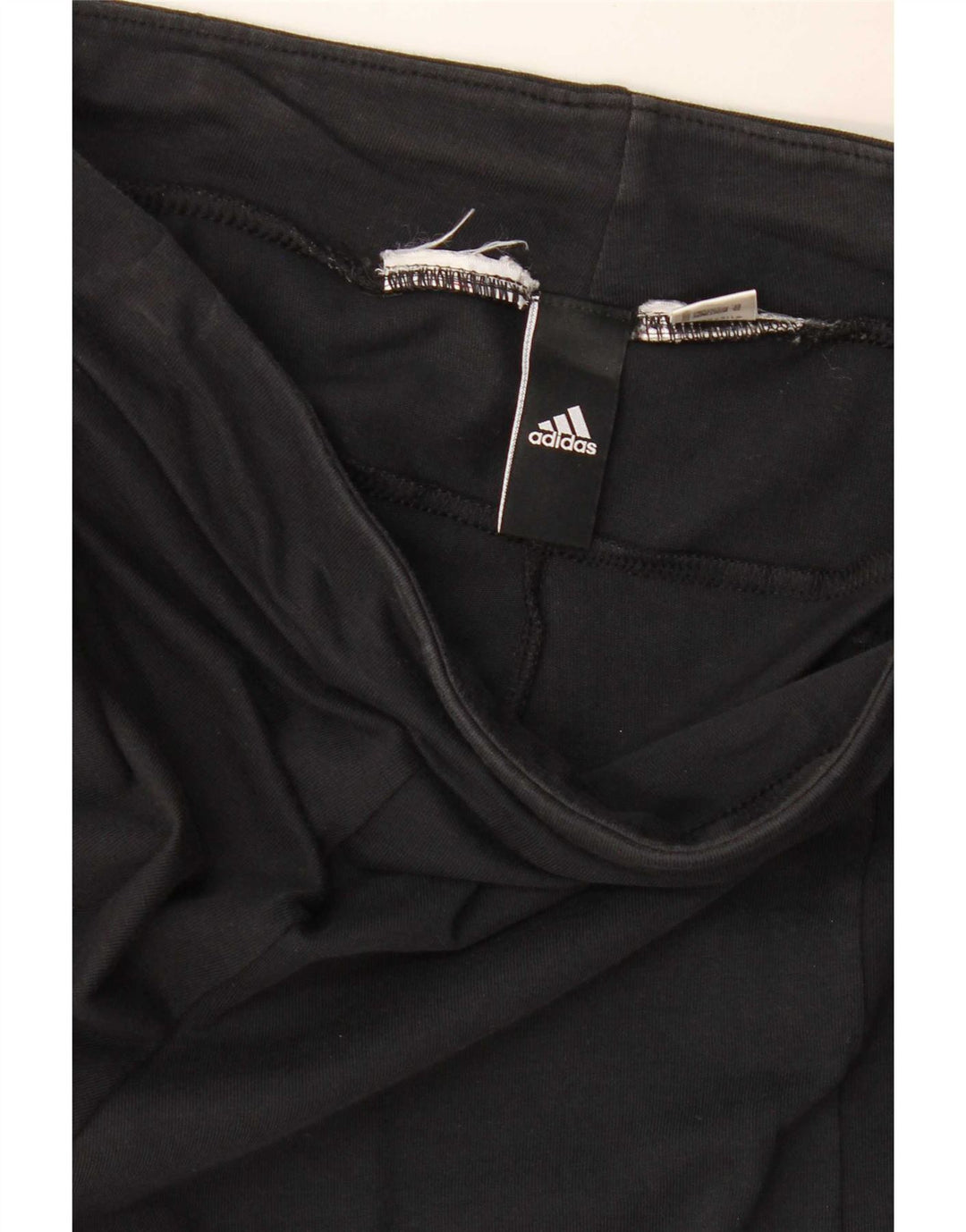 Женские леггинсы Adidas с рисунком, средние черные спортивные