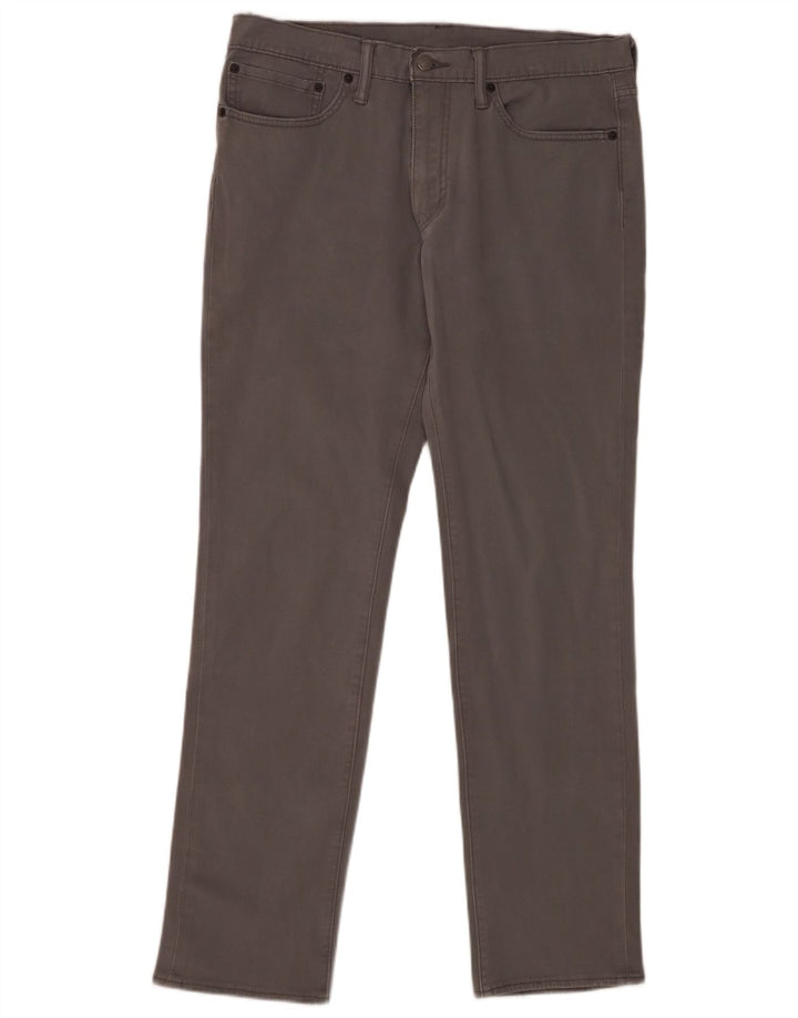 Мужские джинсы Levi's 511 Slim W34 L34 Серые хлопковые