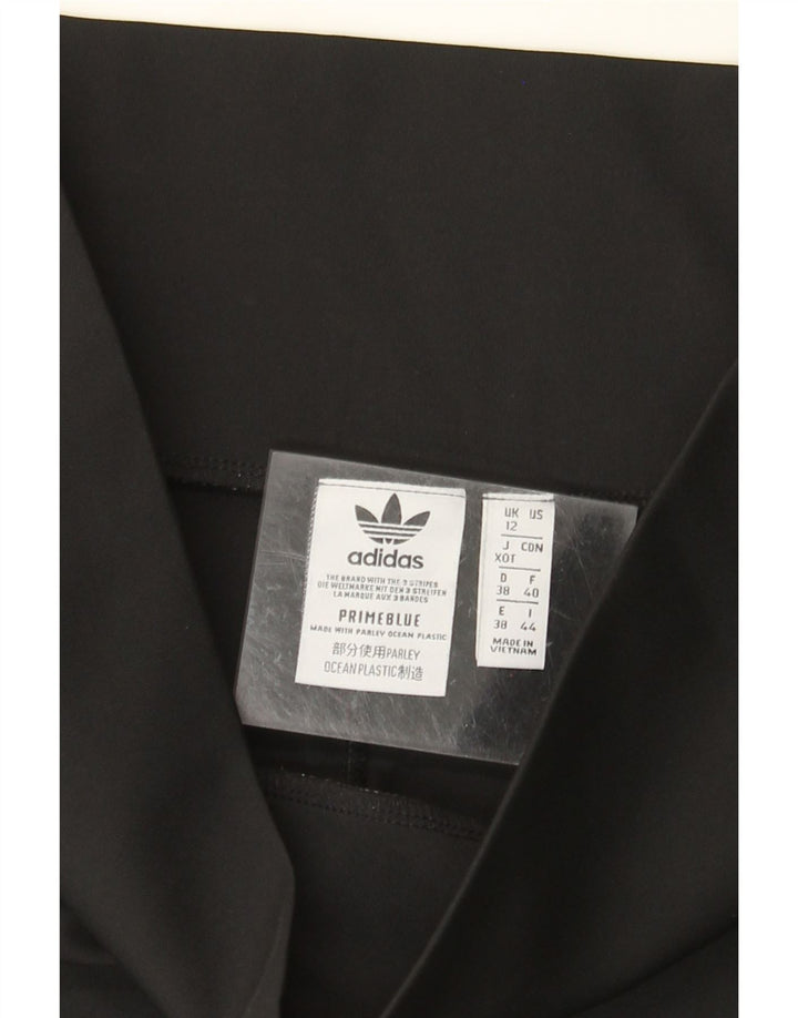 Женские спортивные шорты ADIDAS UK 12, средний черный, полиэстер