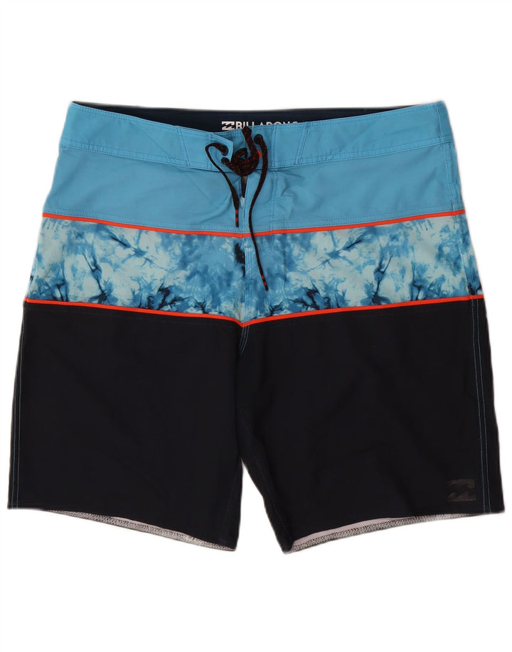 BILLABONG Мужские шорты для плавания, средний синий, цветной блок