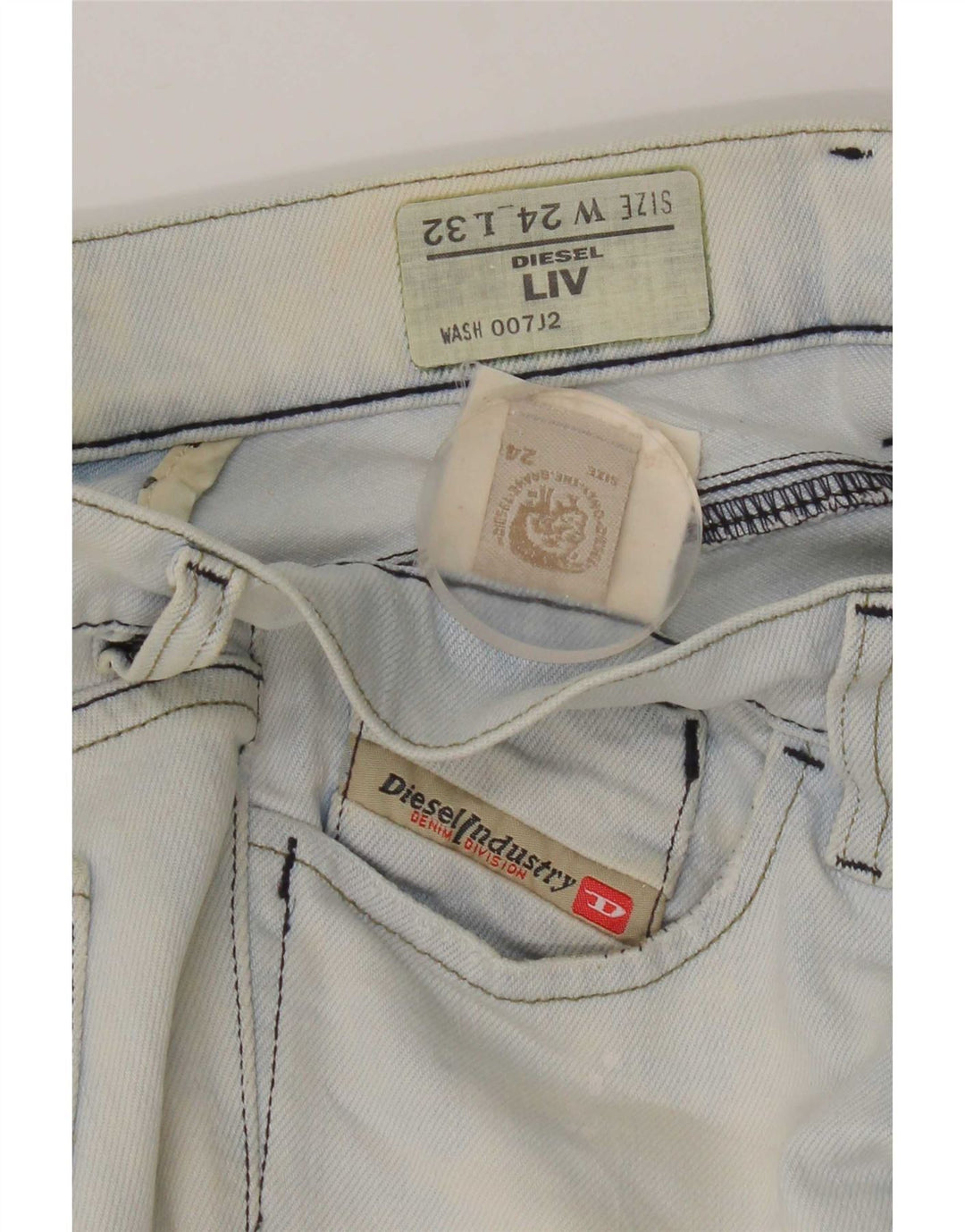 Женские джинсы Diesel Liv Slim W24 L32 синие