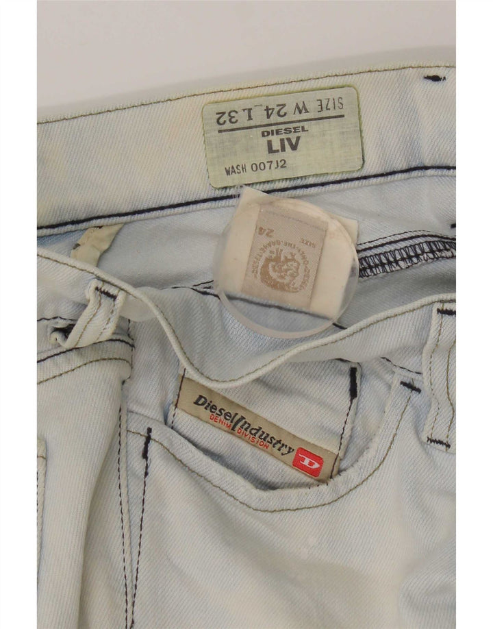 Женские джинсы Diesel Liv Slim W24 L32 синие