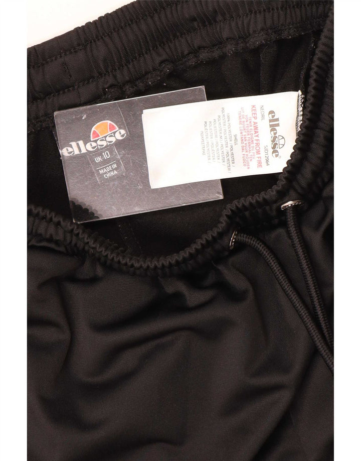 Женские спортивные шорты Ellesse UK 10, маленькие черные из полиэстера