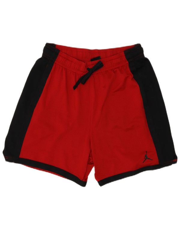 Мужские спортивные шорты Jordan XL, красный полиэстер с цветными блоками