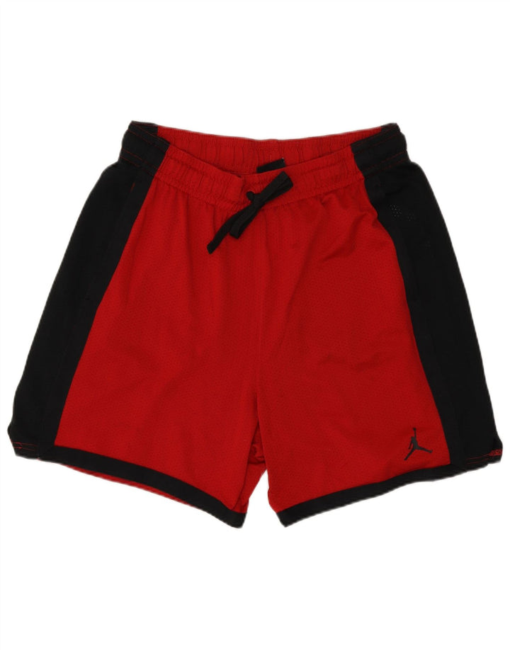 Мужские спортивные шорты Jordan XL, красный полиэстер с цветными блоками