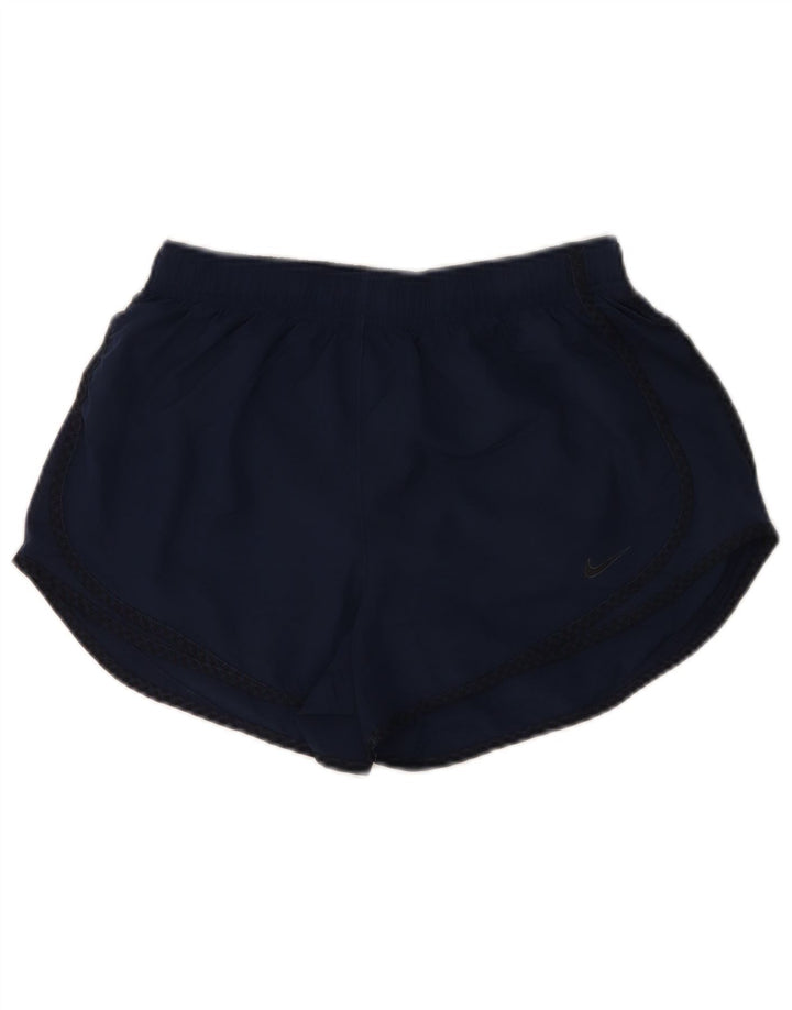 Женские спортивные шорты Nike Dri Fit UK 12, средний темно-синий, полиэстер