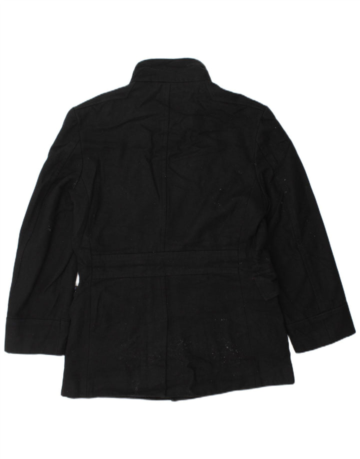 Мужское бушлат Marks & Spencer Autograph UK 36, маленький, черный, шерстяной