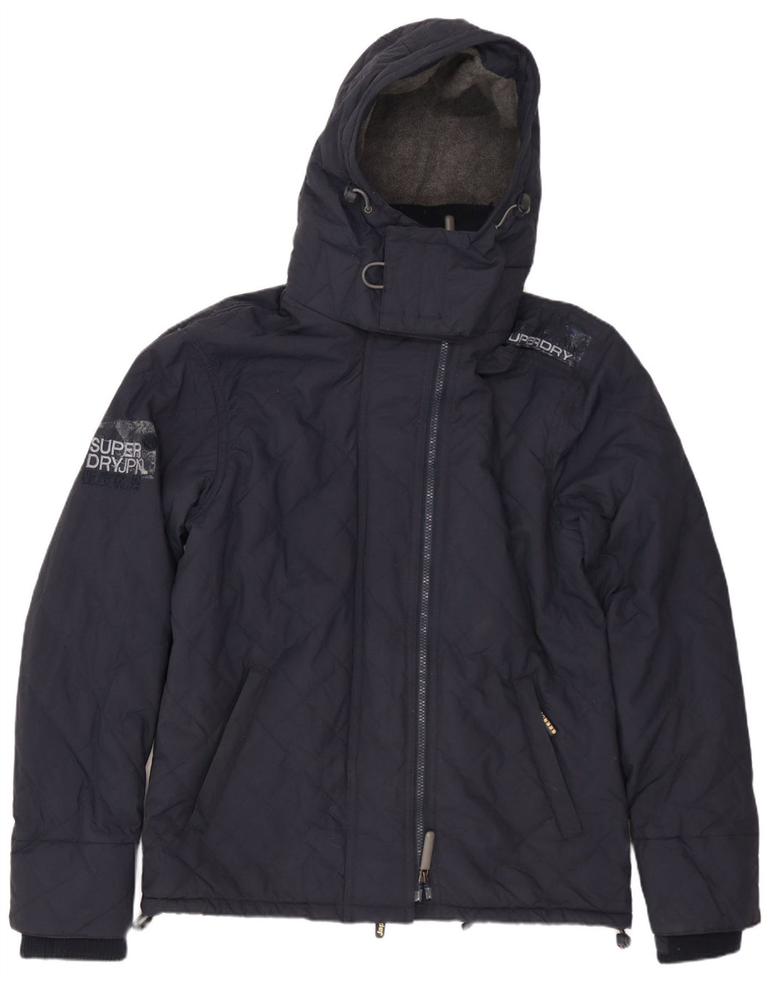 SUPERDRY Женская ветровка с графическим рисунком UK 14 Средний Темно-Синий