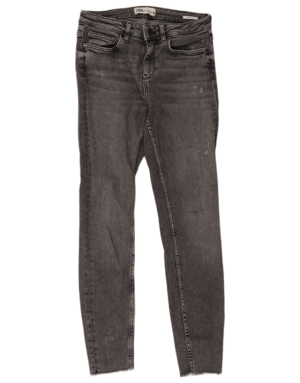 Женские джинсы скинни Zara EU 38 Small W28 L28 Серые