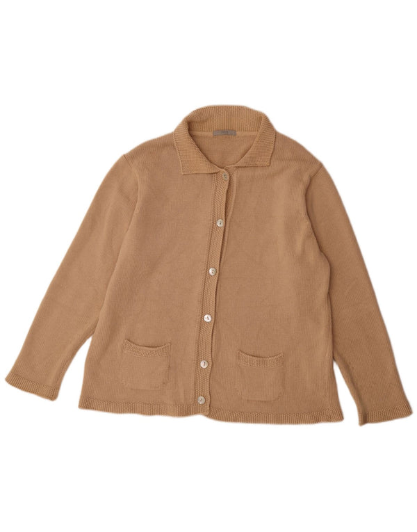 Женский кардиган Marks & Spencer UK 20 2XL Бежевый акрил