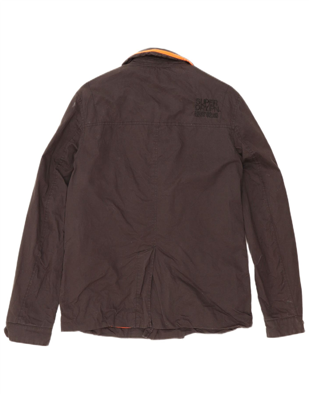Женское полупальто Superdry UK 16, большой черный хлопок