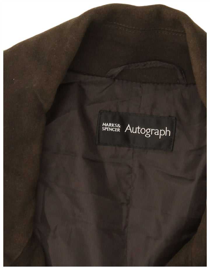 Мужская замшевая куртка Marks & Spencer с автографом UK 42 XL цвета хаки