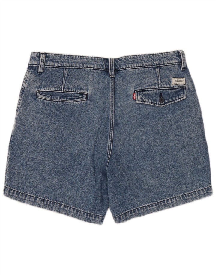 Женские джинсовые шорты чинос Levi's W34, большие синие, хлопок