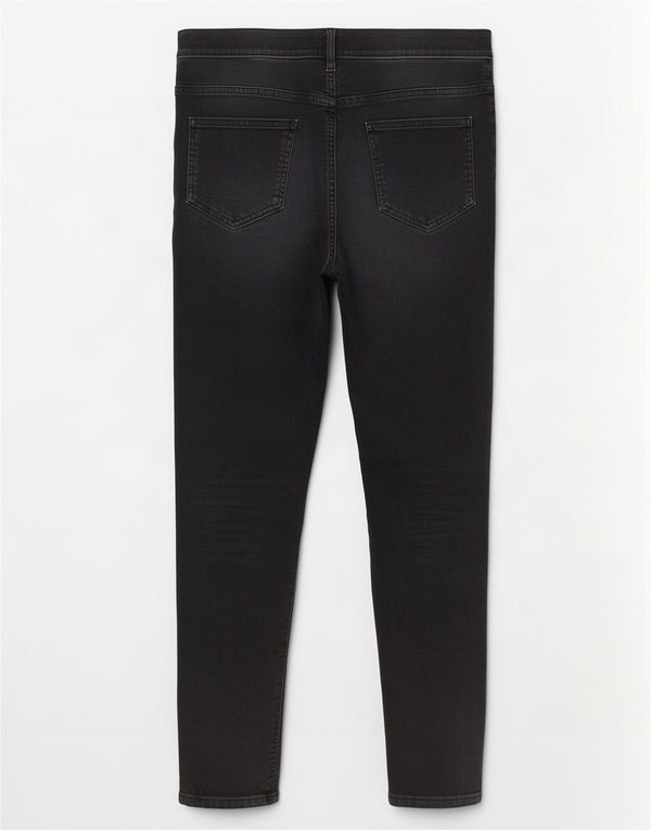 Женские джинсы джеггинсы Marks & Spencer UK 14, большие W32 L27, черные, хлопковые